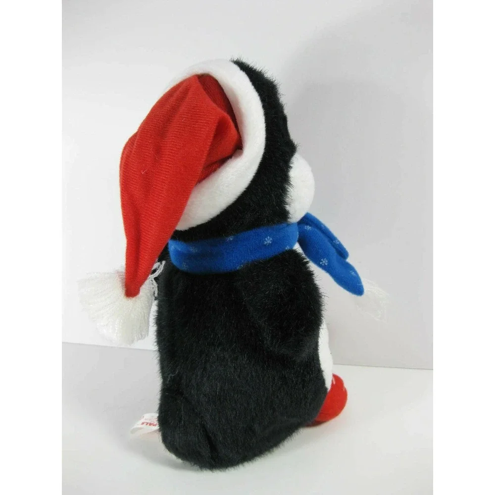 PENGUIN Geo-Pals Santa Hat Winter Scarf Stuffed 9